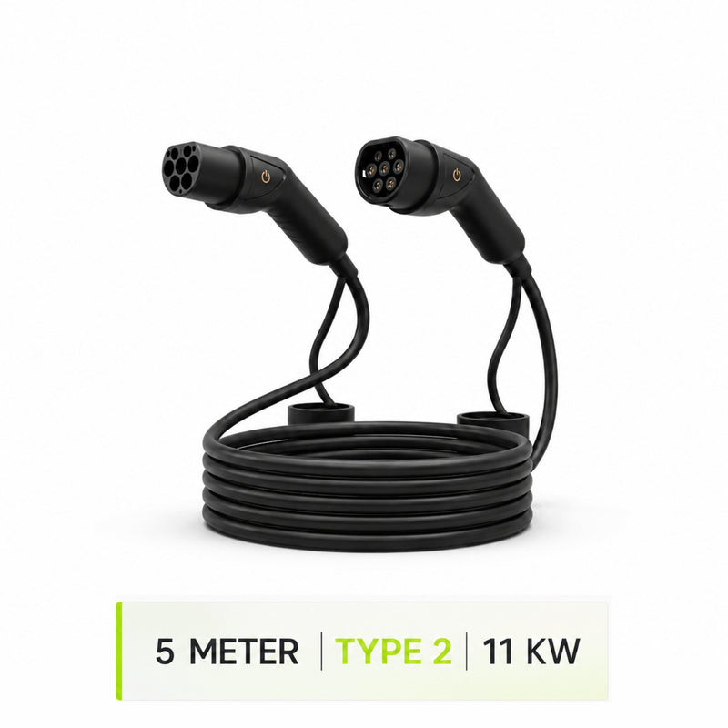 Type 2-laadkabel 11 kW 3-fase