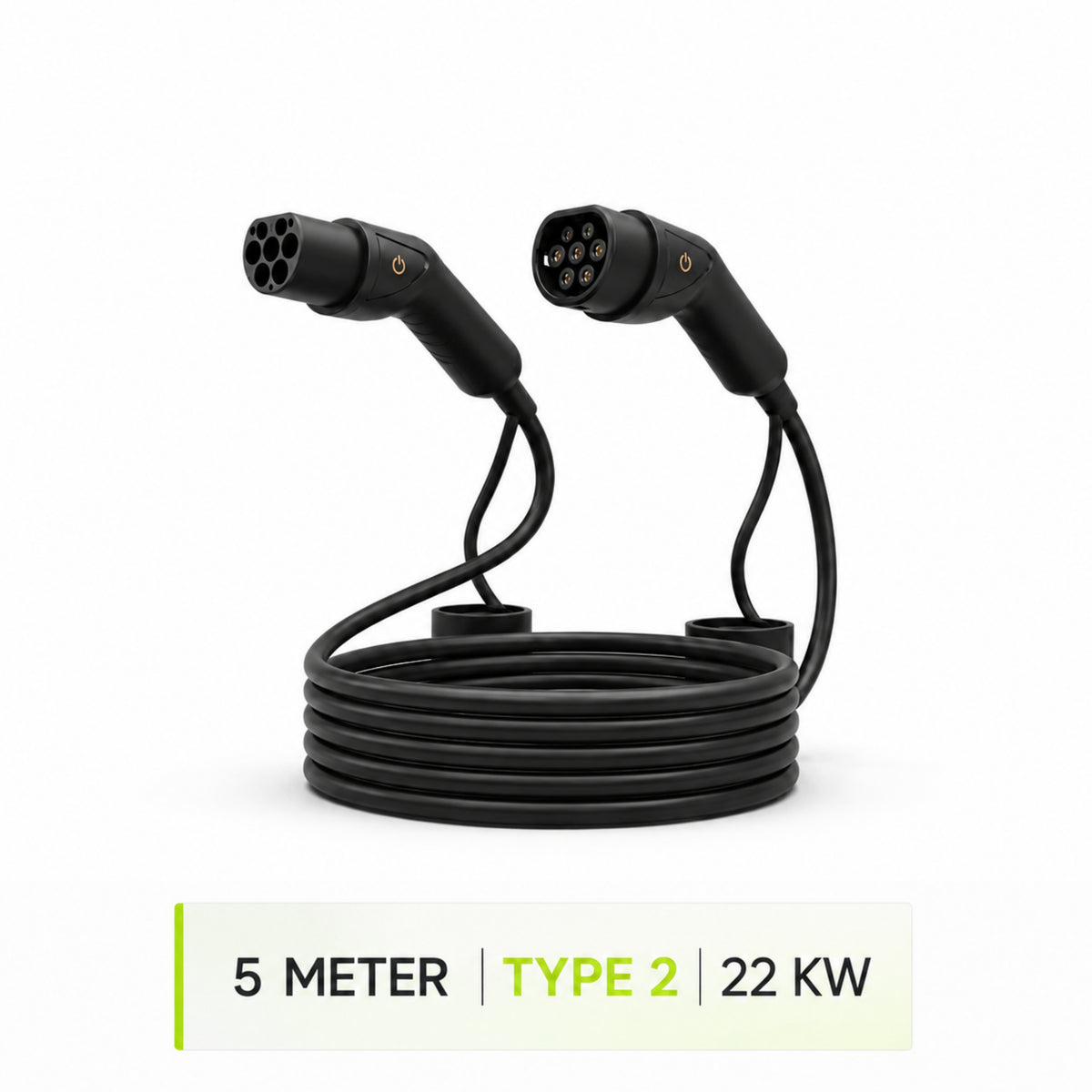 Davilon Type 2 laadkabel 22 kW 32A 3-fase 5 meter