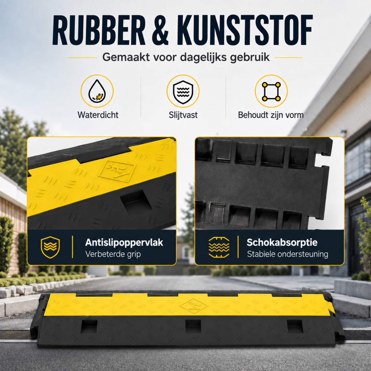 Vevor kabeldrempel 100 cm voor laadkabel op de oprit – afbeelding 5
